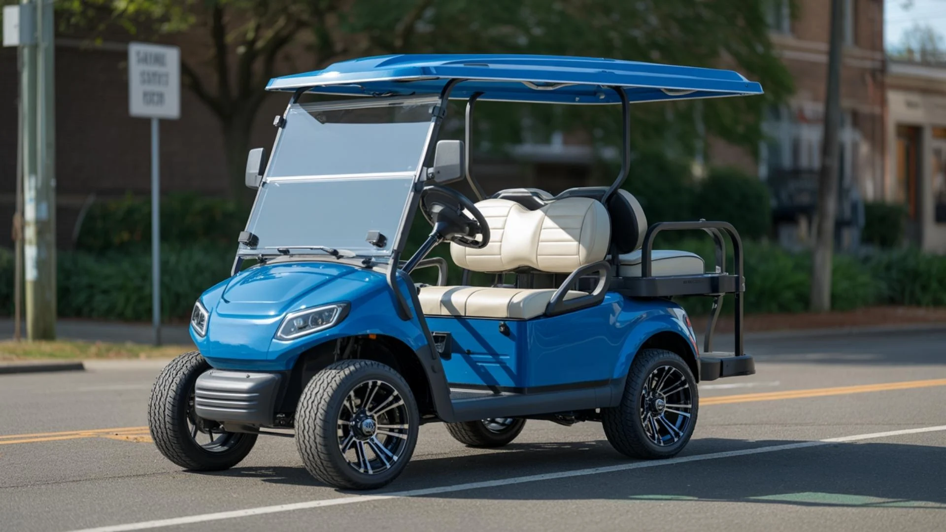 4 Seater Street Legal Electric Golf Cart Rental in Bordentown City, NJ