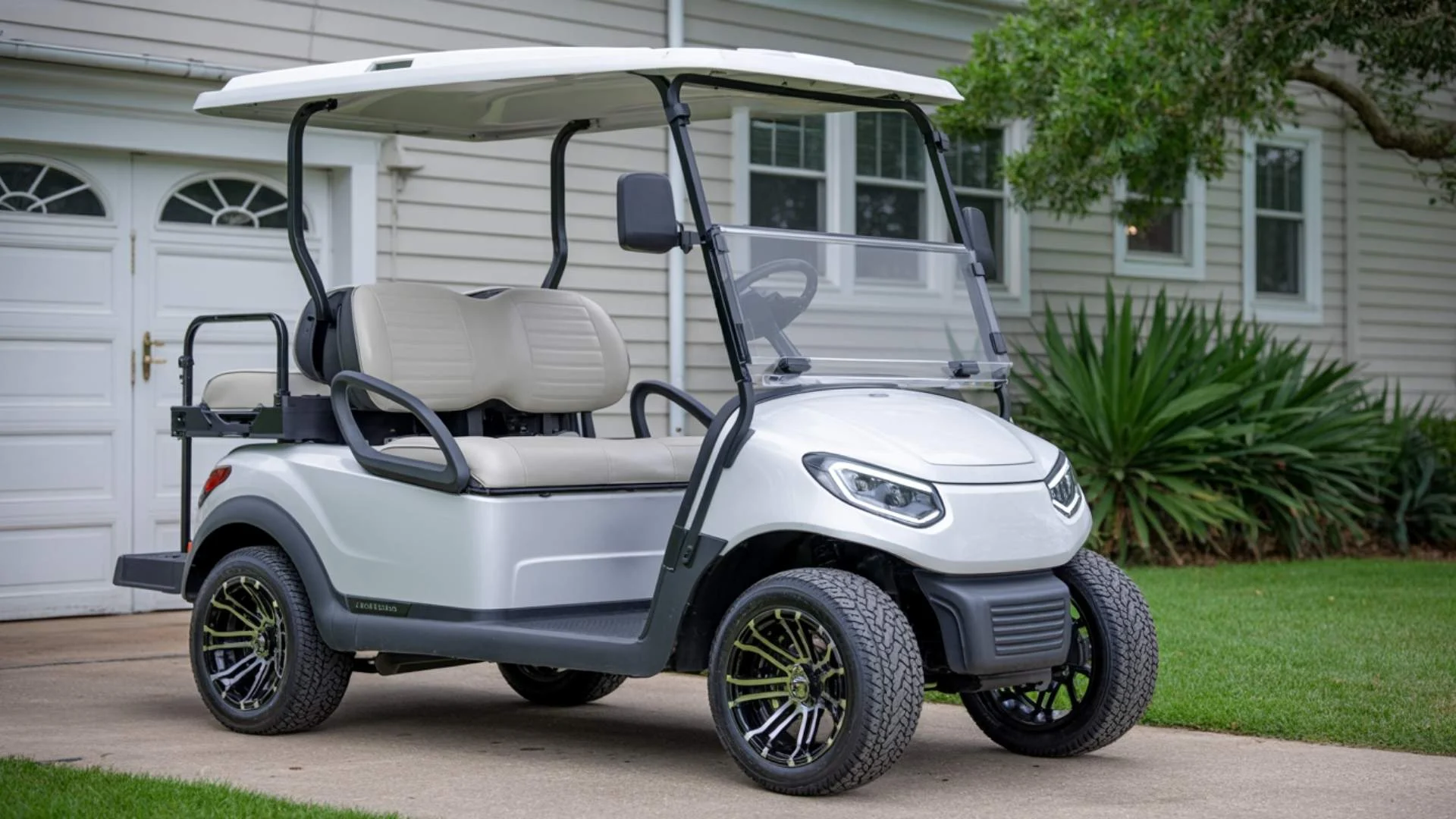 4 Seater Street Legal Electric Golf Cart Rental in Jay PA