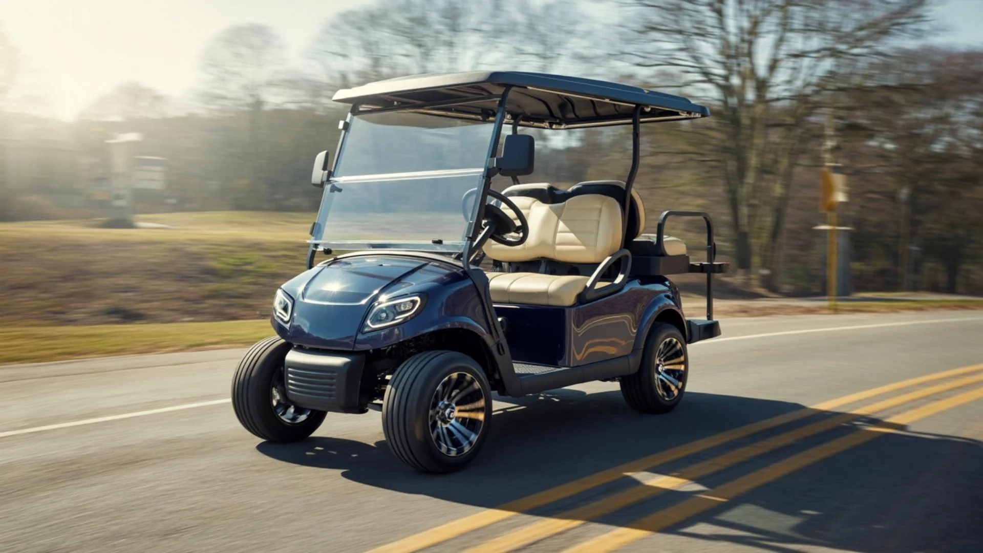 4 Seater Street Legal Electric Golf Cart Rental in New Castle City PA