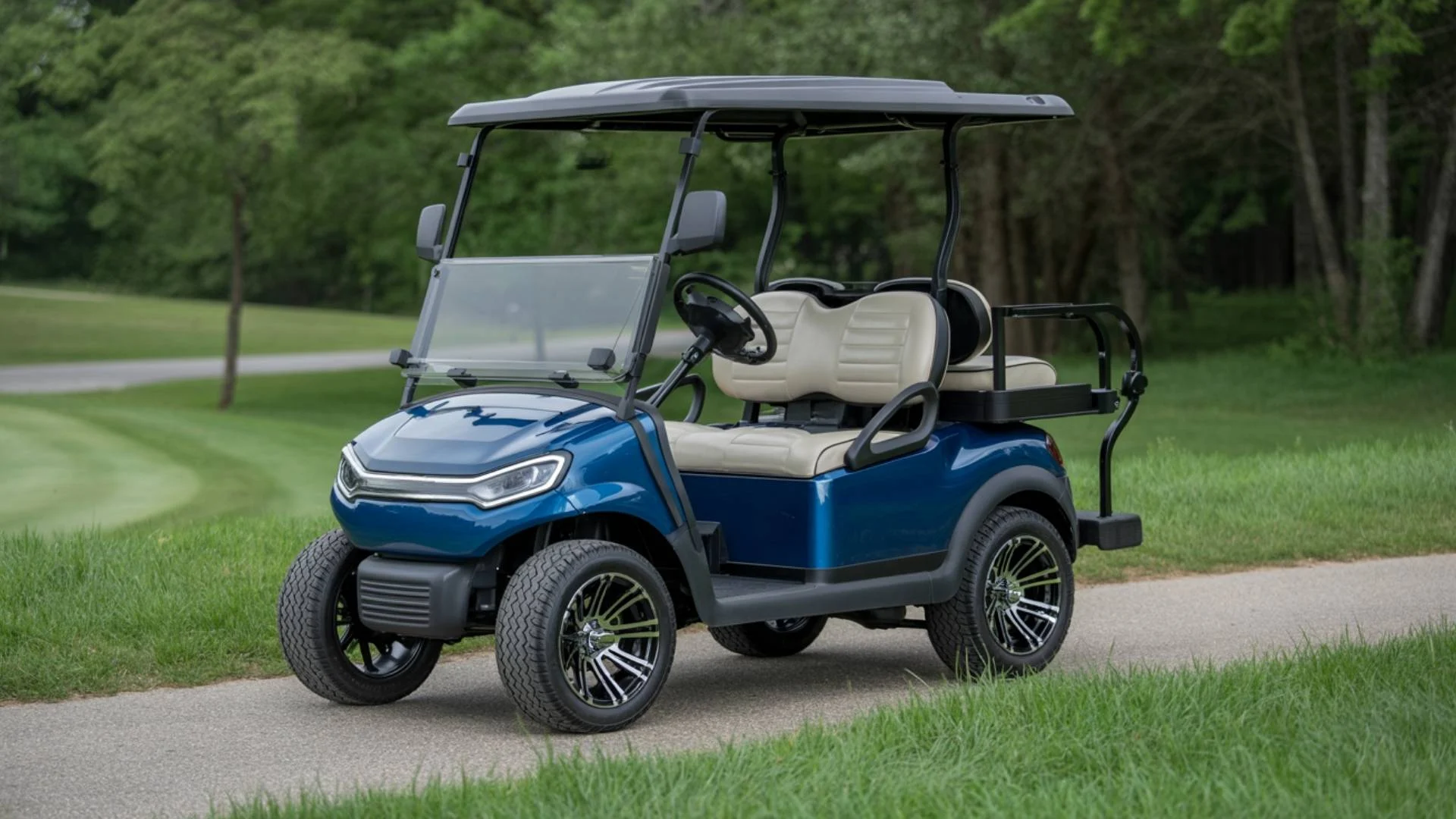 4 Seater Electric Golf Cart Rental in Roaring Brook PA