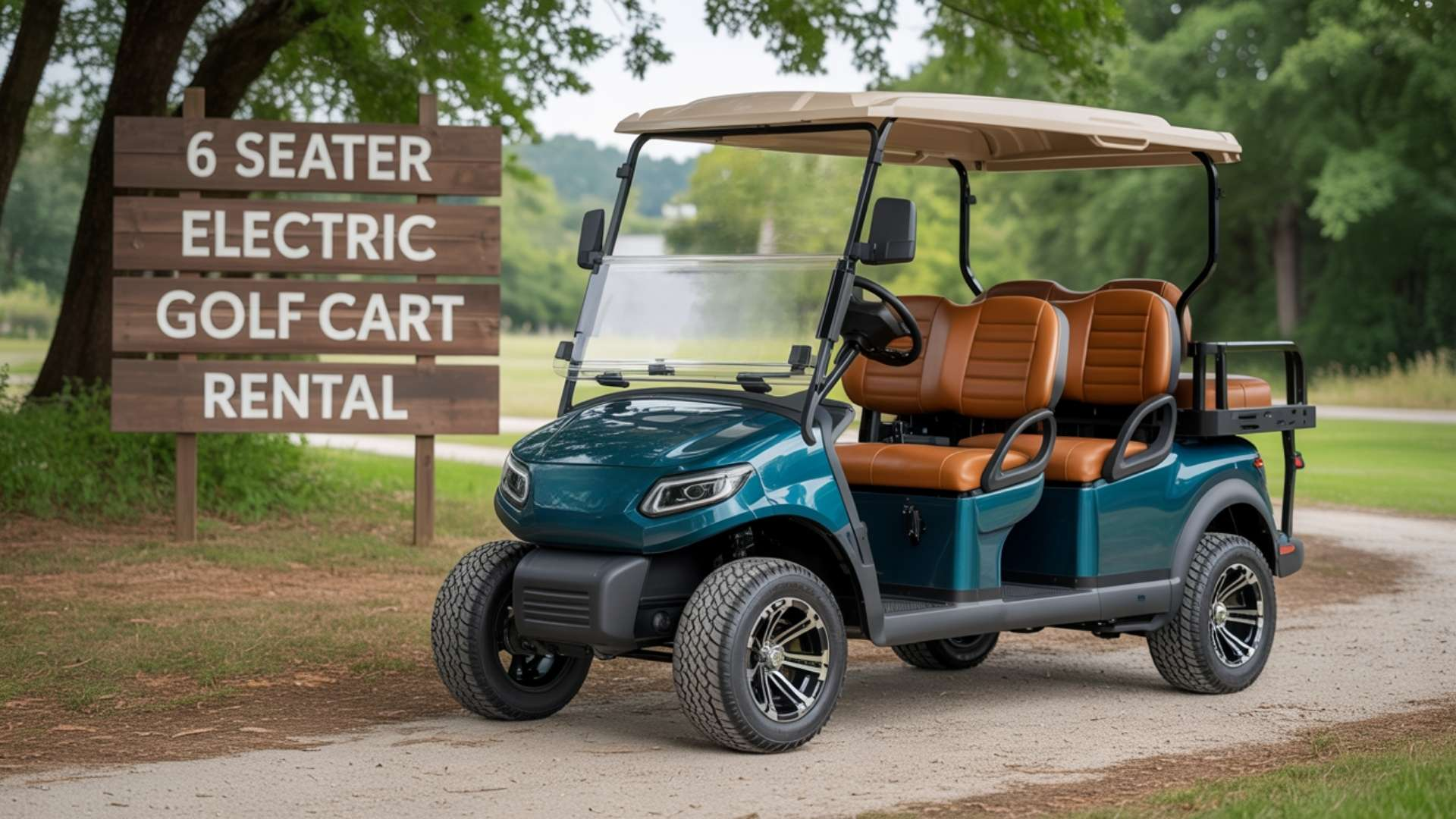 6 Seater Electric Golf Cart Rental in Bass River Township NJ