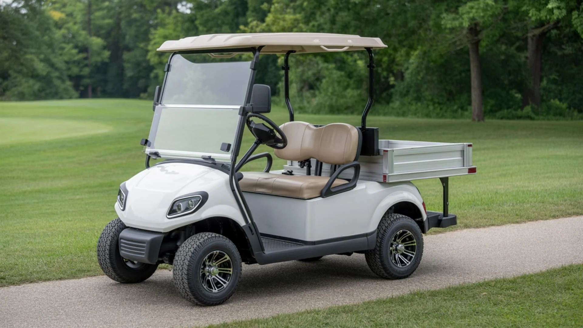 Utility 2 Seater Street Legal Electric Golf Cart Rental in Lake City PA