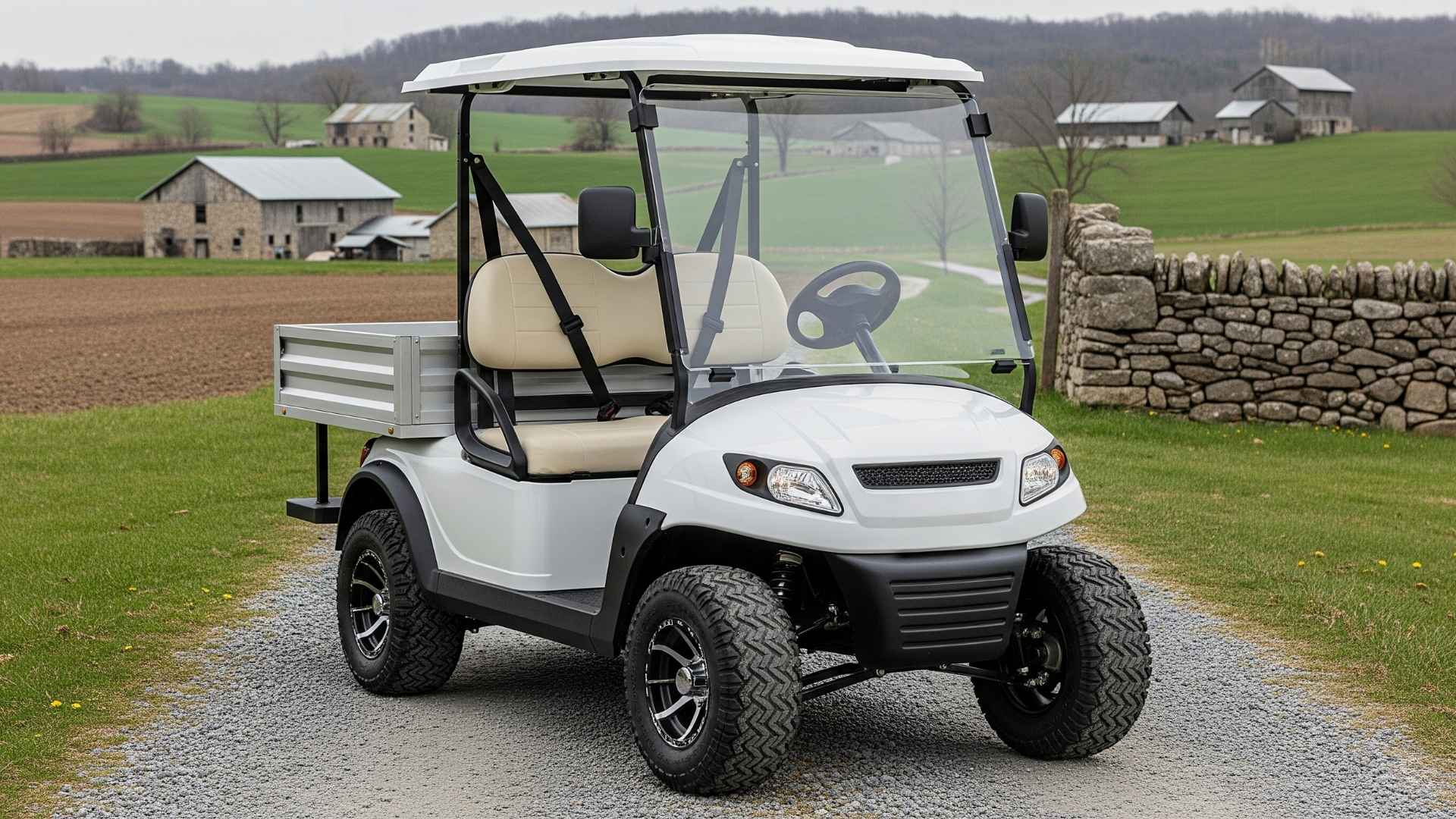 Utility 2 Seater Street Legal Electric Golf Cart Rental in Oley PA