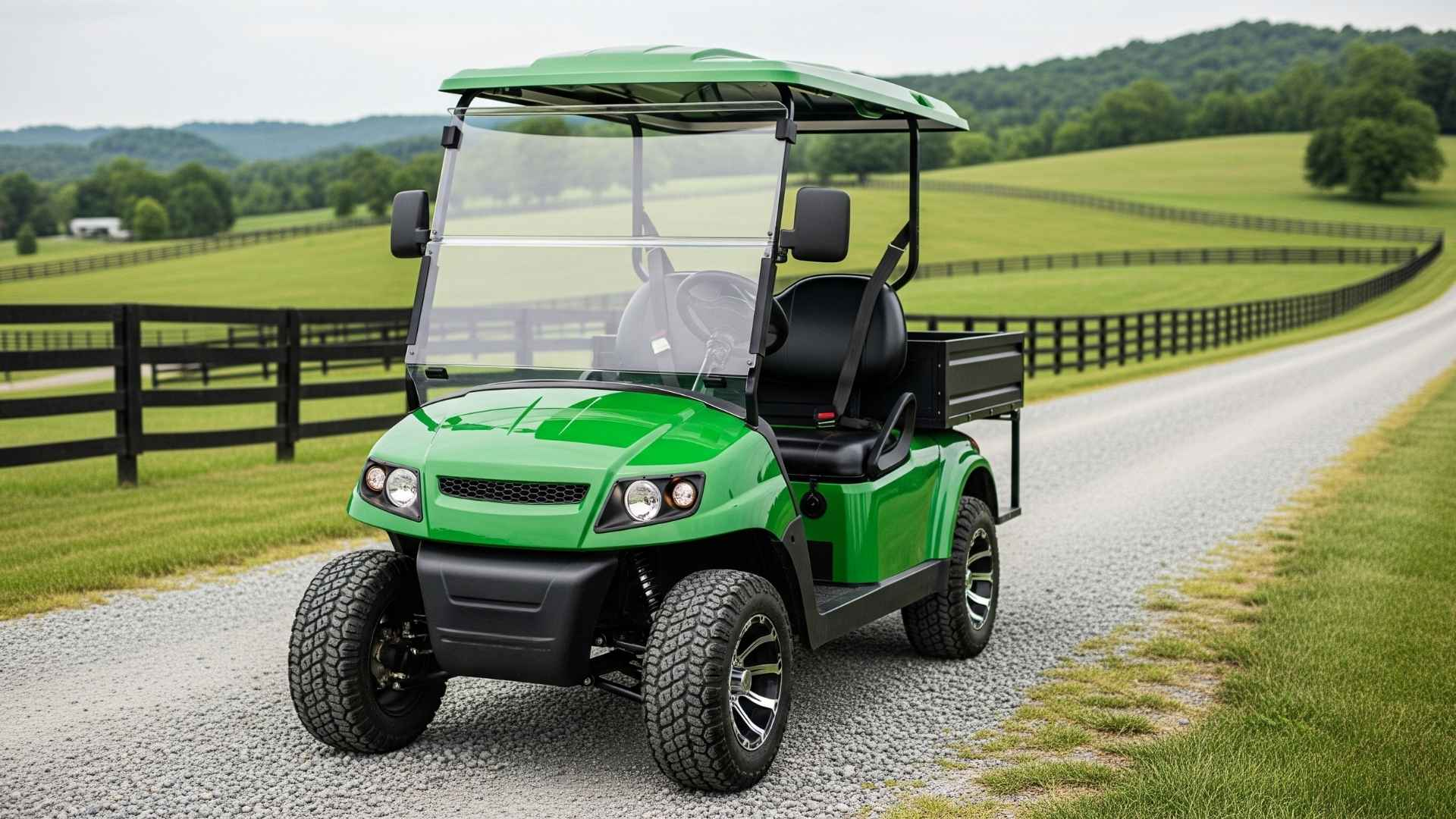 Utility 2 Seater Street Legal Electric Golf Cart Rental in Parks PA