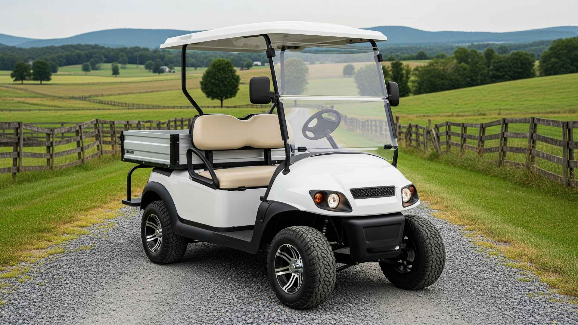 Utility 2 Seater Street Legal Electric Golf Cart Rental in South Creek PA